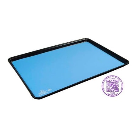 Desco Industries Inc Desco Statfree UC2 66326 Dissipative Dual Layer Rubber Tray Liner 16"D x 24"W - Sky Blue 66326
